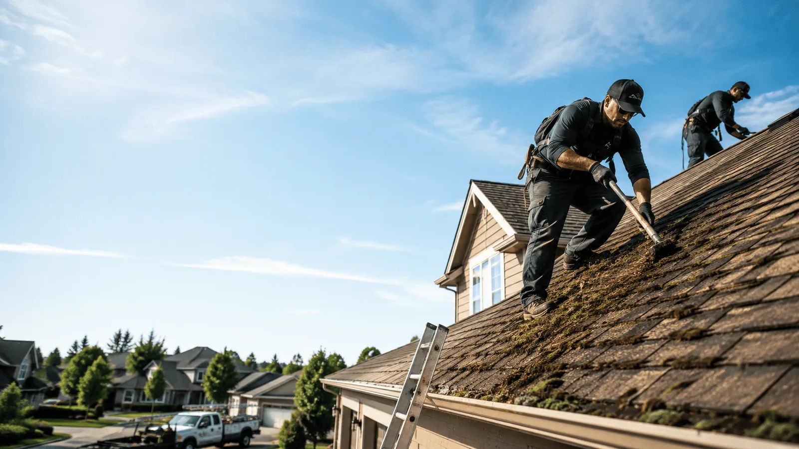 Roof Moss Removal in Charlevoix, MI near me